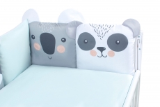 Дитячий постільний комплект Veres Zoo mint 6 одиниць